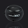 Veho 360° Cassa Altoparlante con Micro Speaker per Laptop e iPod e Lettori Mp3, Nero